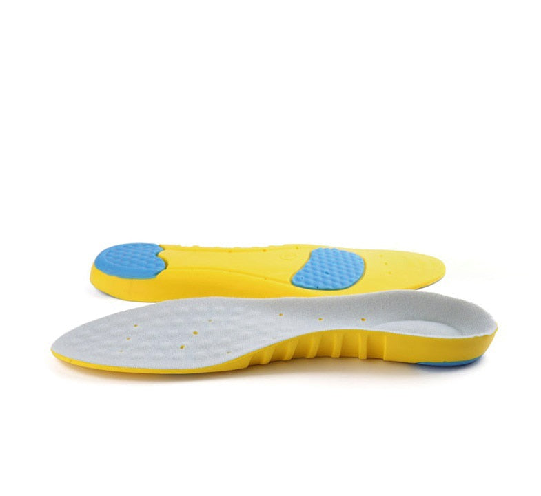 Shock Absorbing Insoles-Yellow/Blue