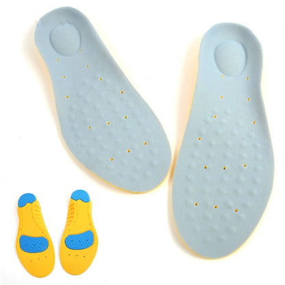 Shock Absorbing Insoles-Yellow/Blue