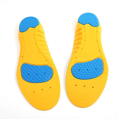 Shock Absorbing Insoles-Yellow/Blue