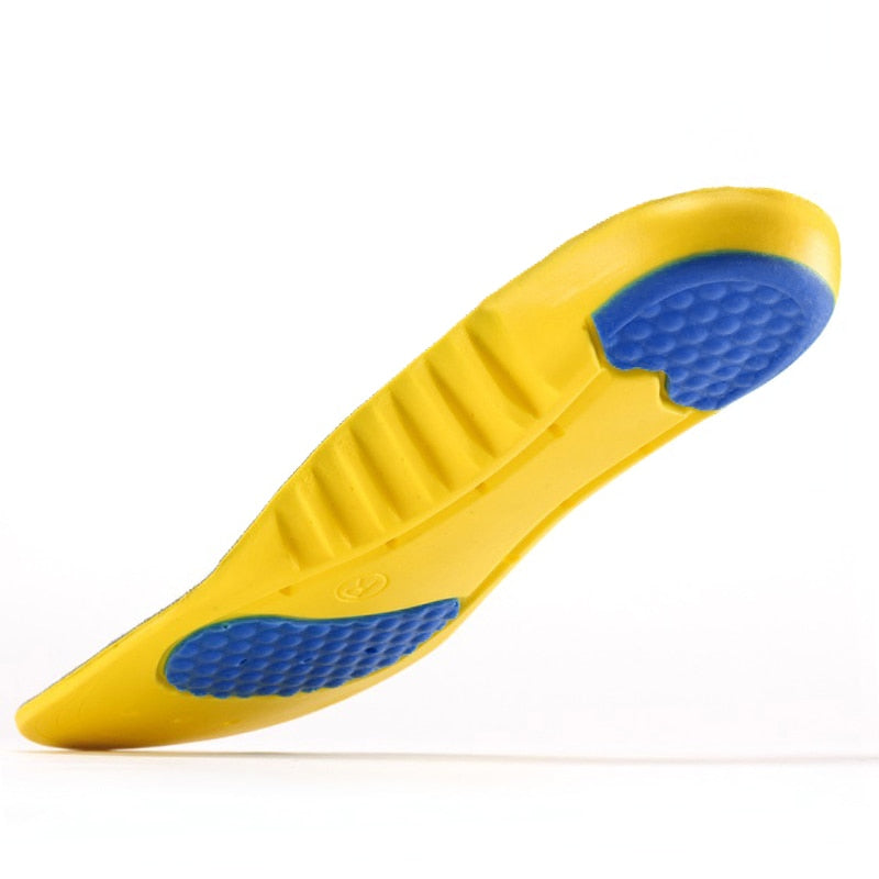 Shock Absorbing Insoles-Yellow/Blue